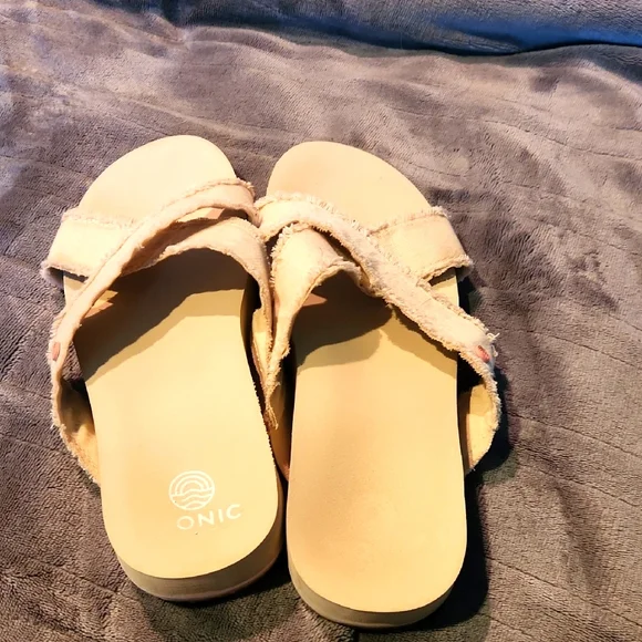 Vionic Shoes Vionic Womens Tan Panama Slide Sandals Size